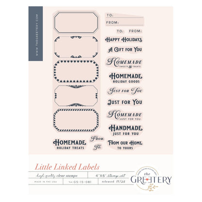 Little Linked Labels Stamp Set