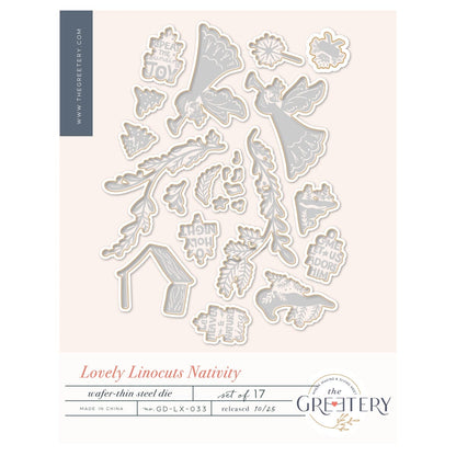 Lovely Linocuts: Nativity Die