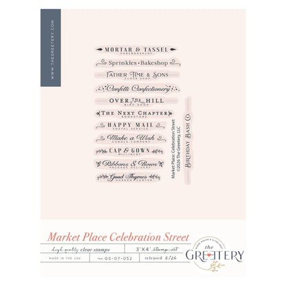 Market Place Celebration Street Stamp Set