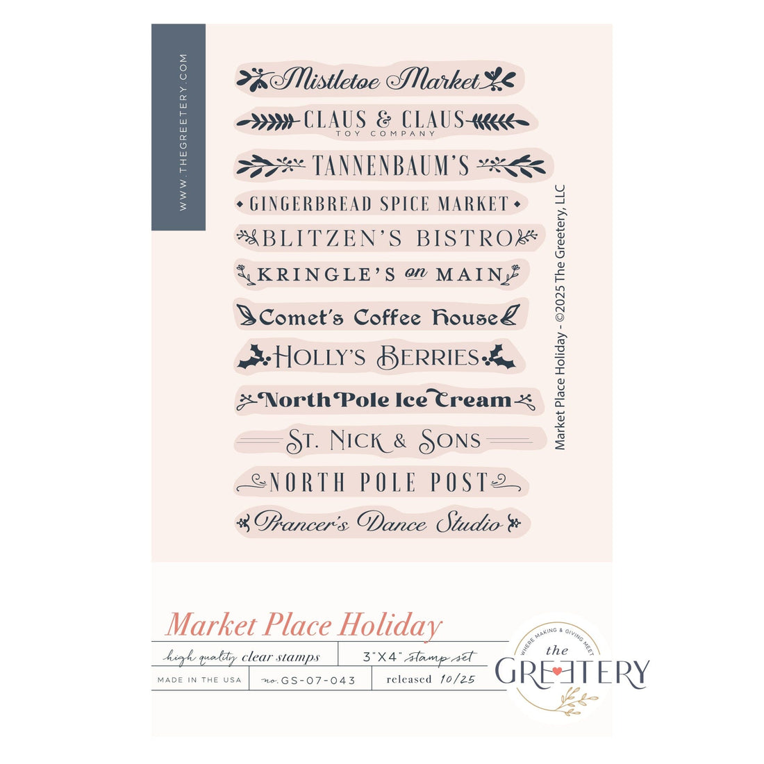 Market Place Holiday Stamp Set