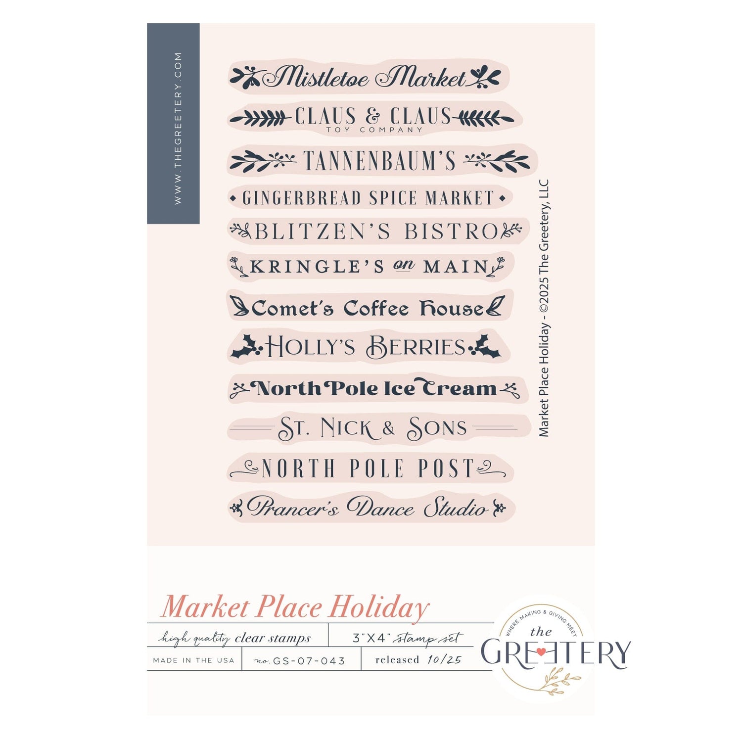 Market Place Holiday Stamp Set