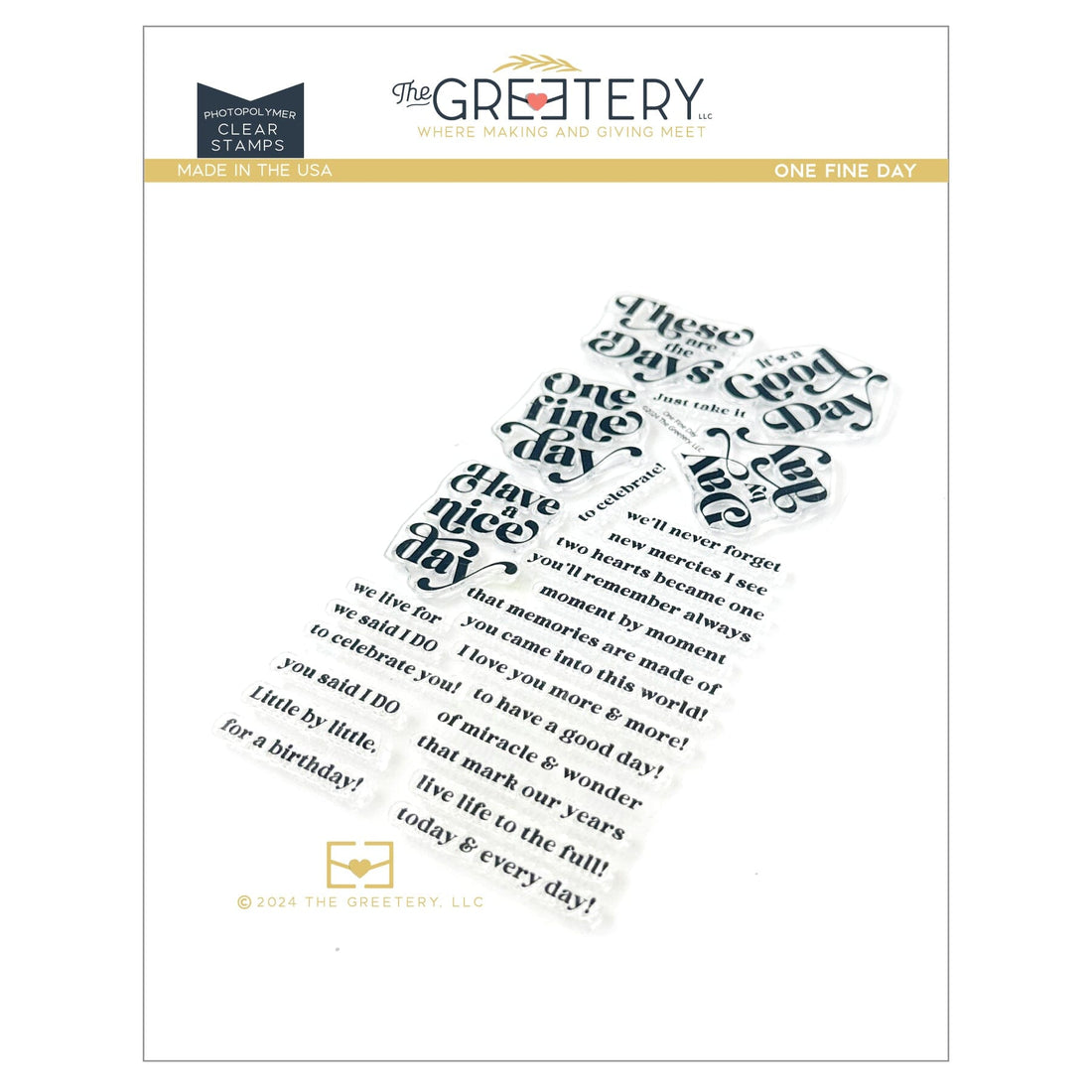 One Fine Day Stamp Set