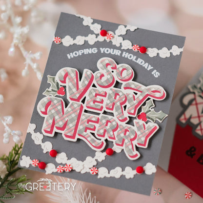 Plaid Tidings: Very Merry Stamp Set