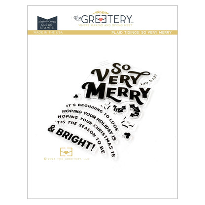 Plaid Tidings: Very Merry Stamp Set