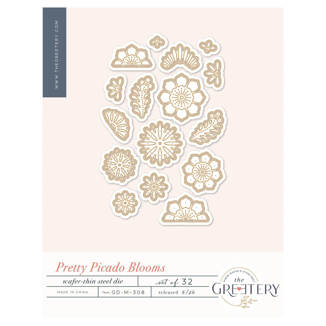 Pretty Picado Blooms Die