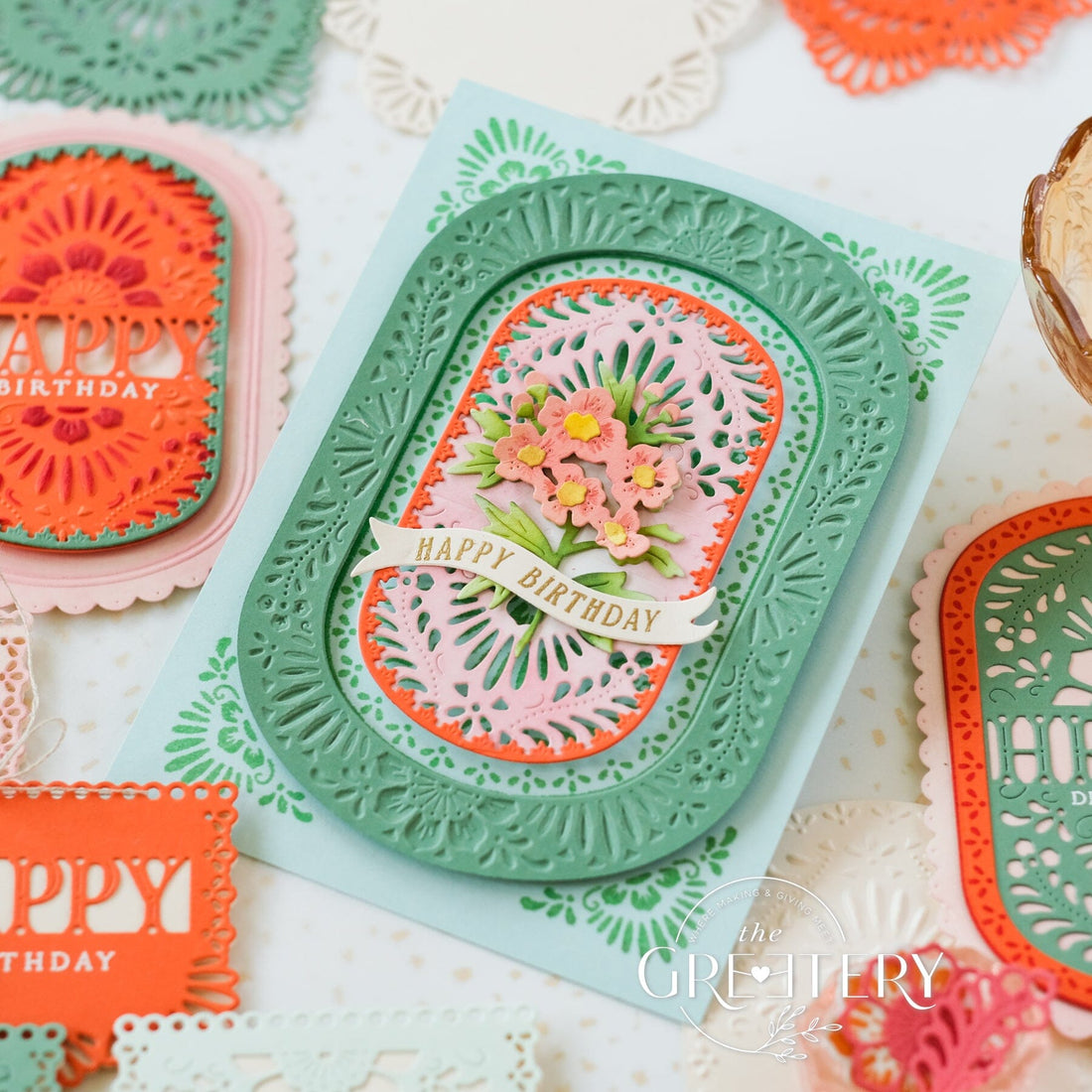 Pretty Picado Embossing Folder