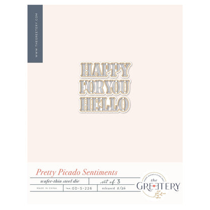 Pretty Picado Sentiments Die