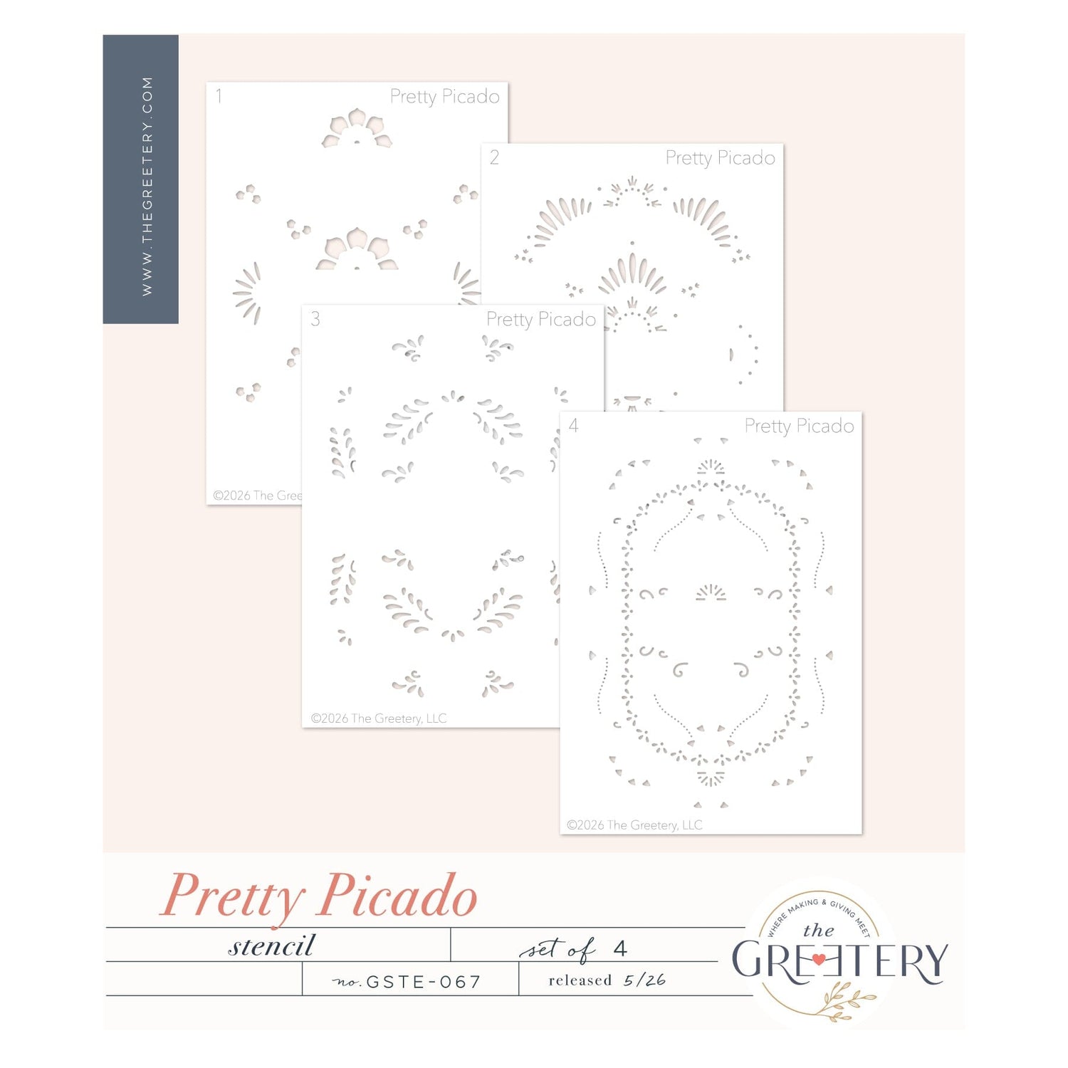 Pretty Picado Stencil