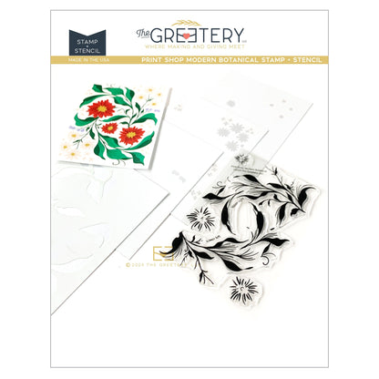Print Shop: Modern Botanical Stamp + Stencil