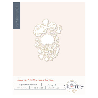 Rosemal Reflections Details Die – The Greetery