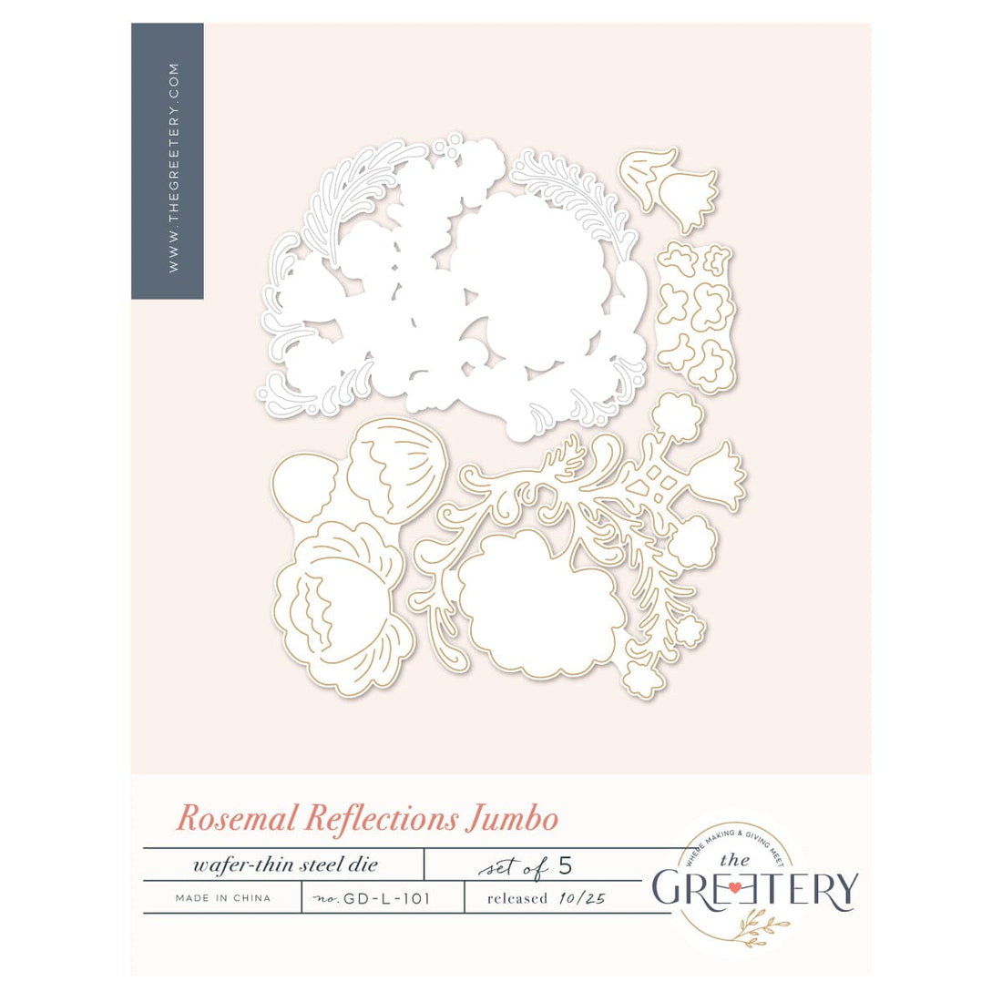 Rosemal Reflections Jumbo Die
