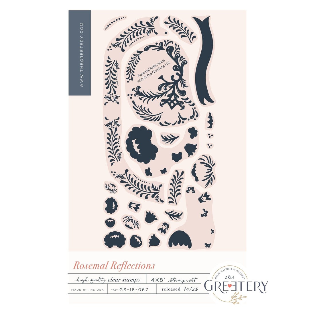 Rosemal Reflections Stamp Set