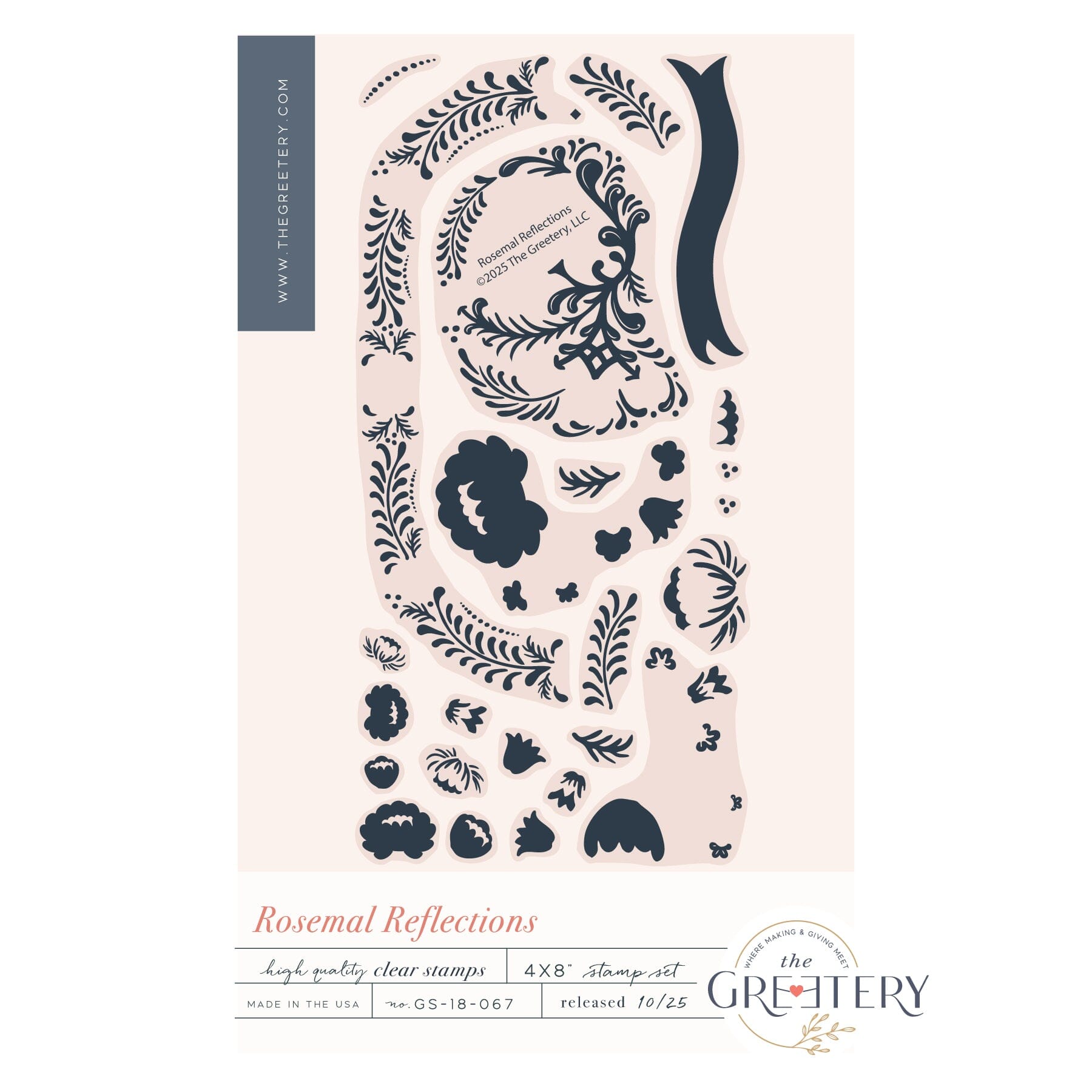 Rosemal Reflections Stamp Set