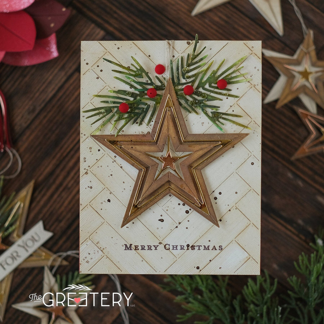 Rustic Star Large Die