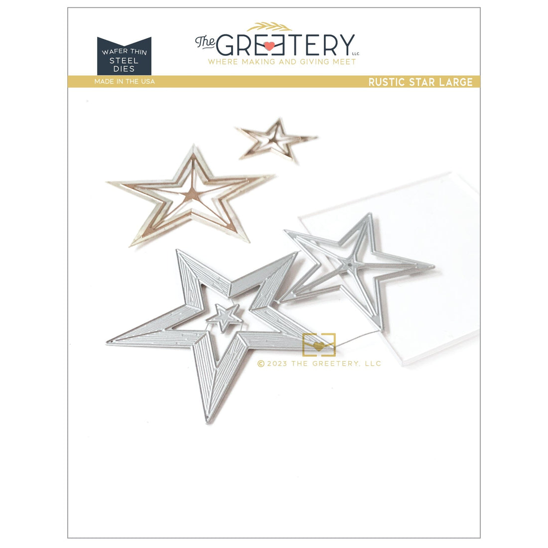 Rustic Star Large Die