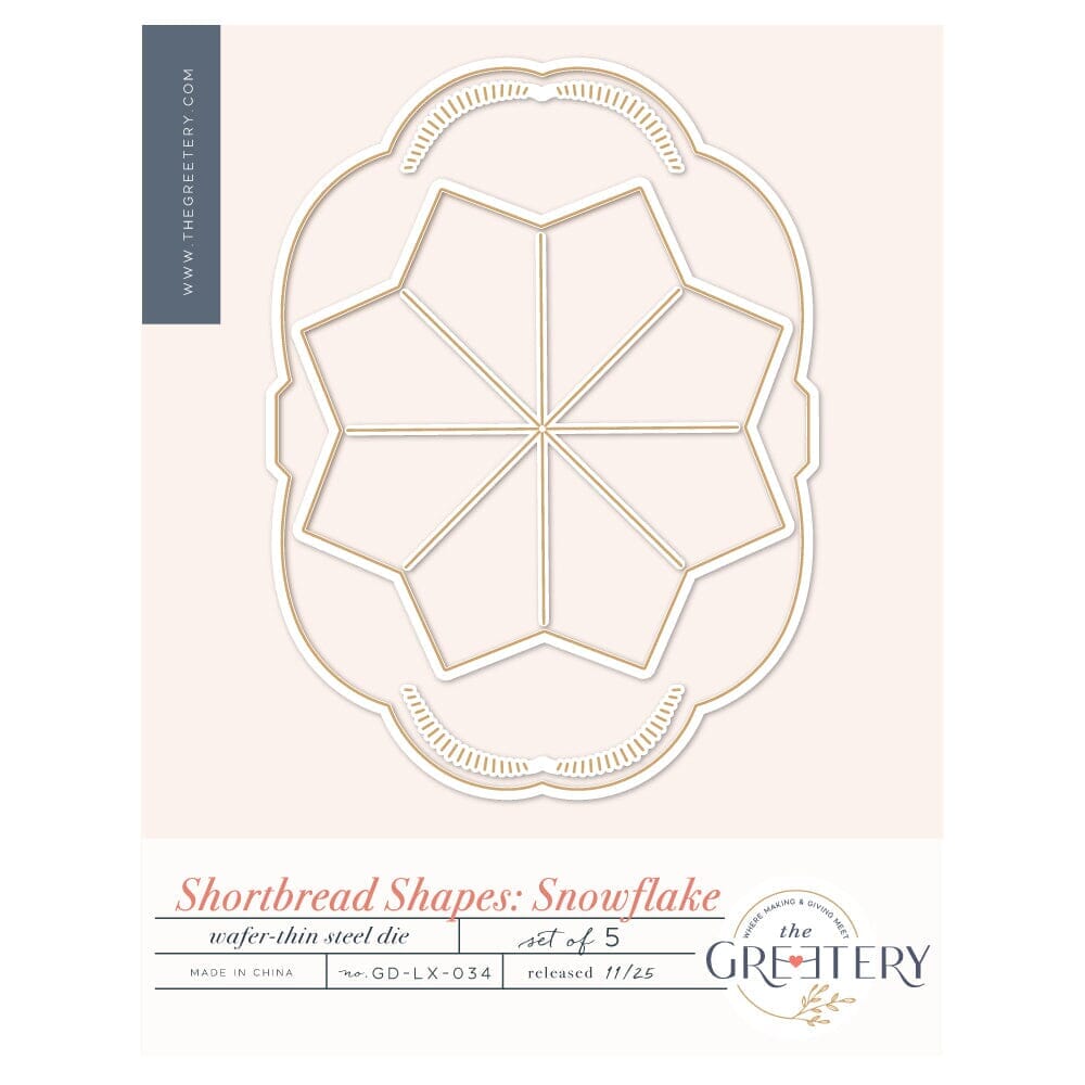 Shortbread Shapes: Snowflake Die