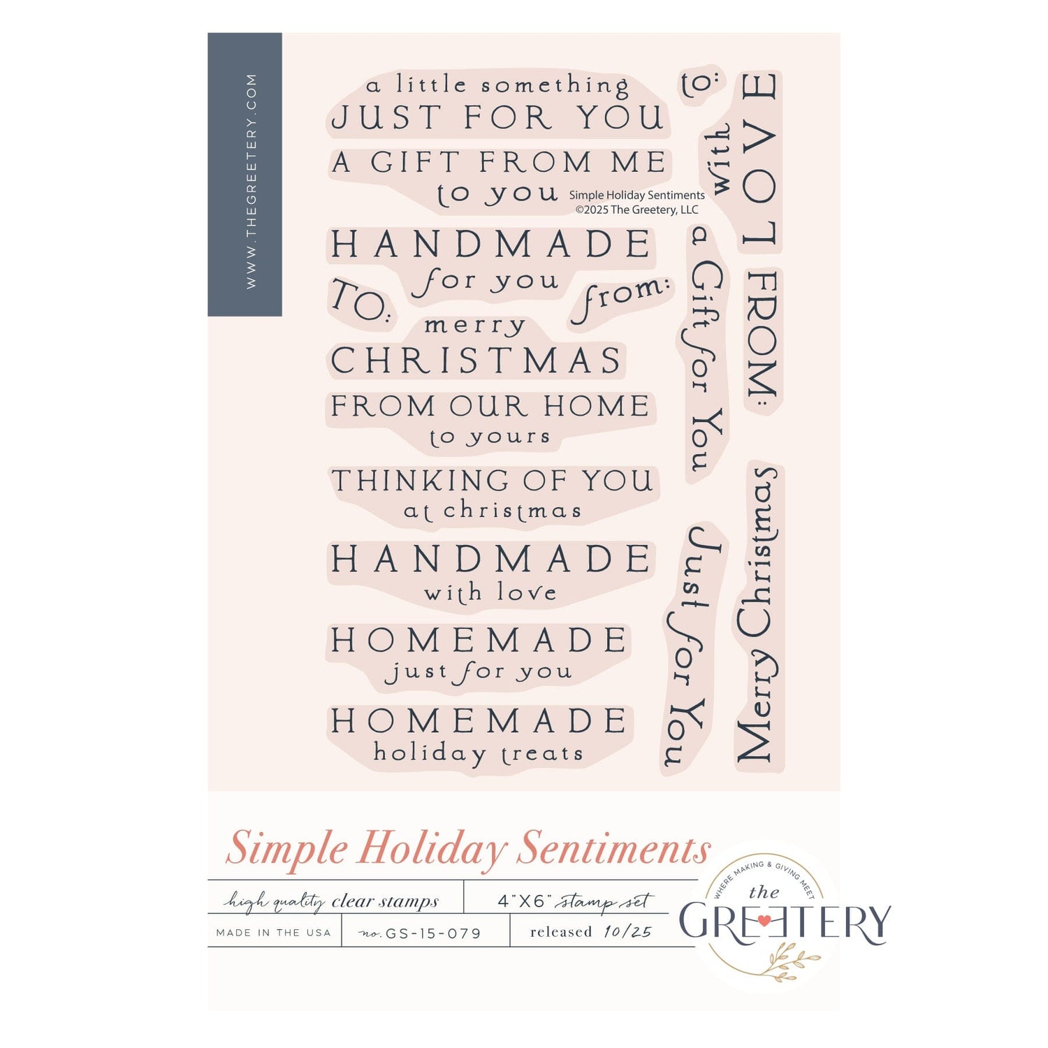 Simple Holiday Sentiments Stamp Set