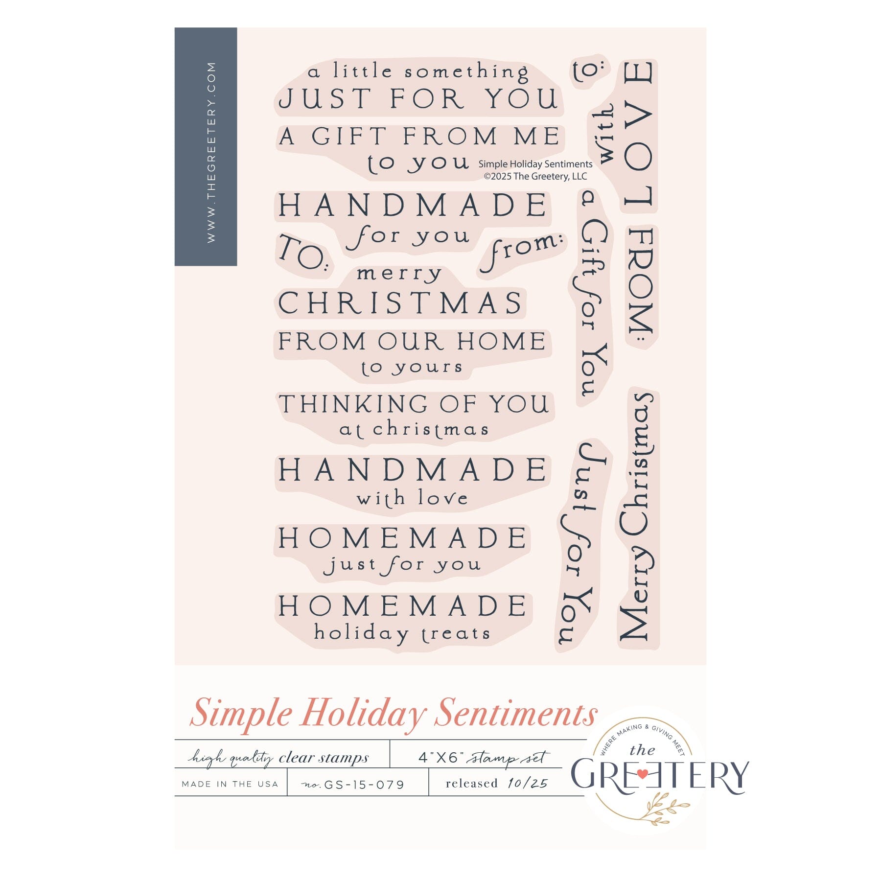 Simple Holiday Sentiments Stamp Set