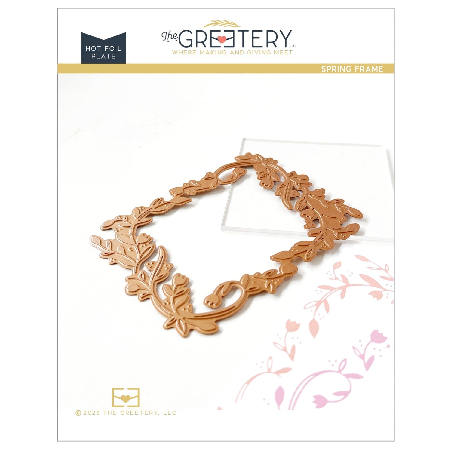 Spring Frame Hot Foil