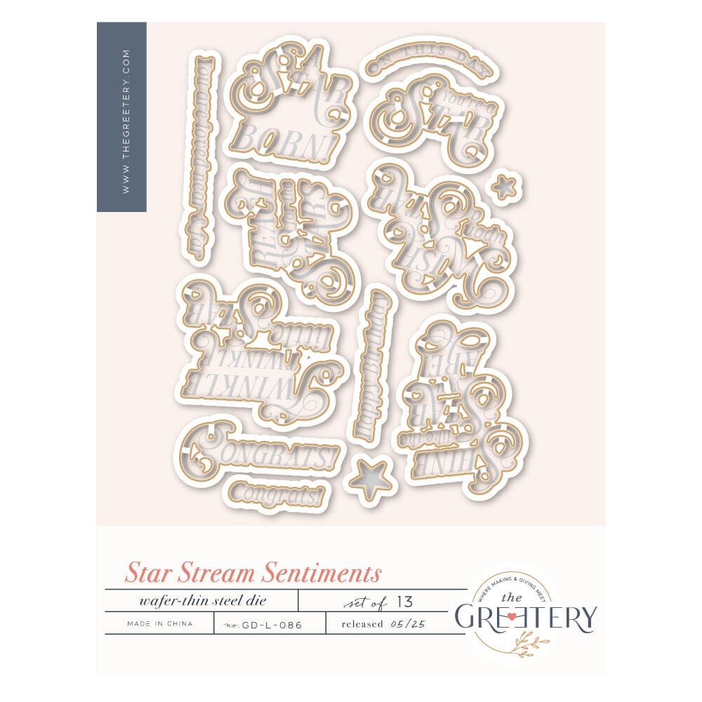 Star Stream Sentiments die