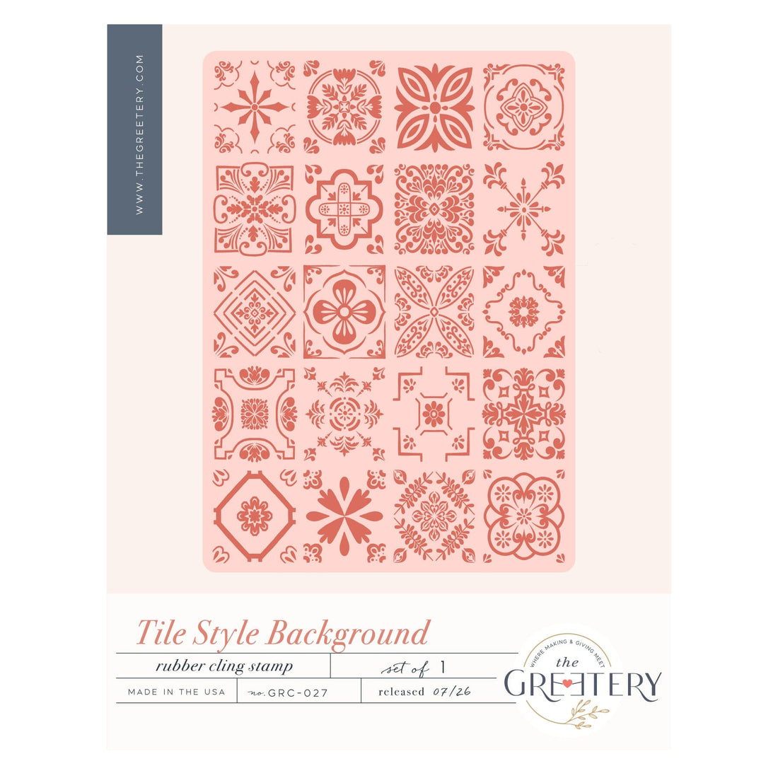 Tile Style Background Stamp
