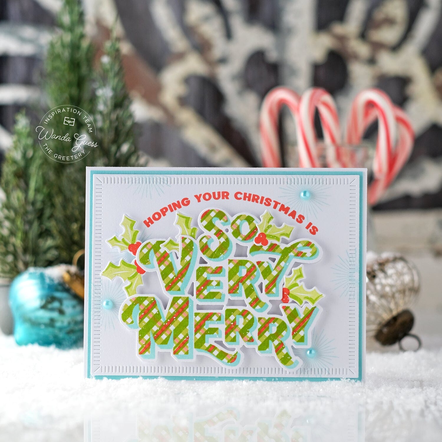 Plaid Tidings: Very Merry Stamp Set