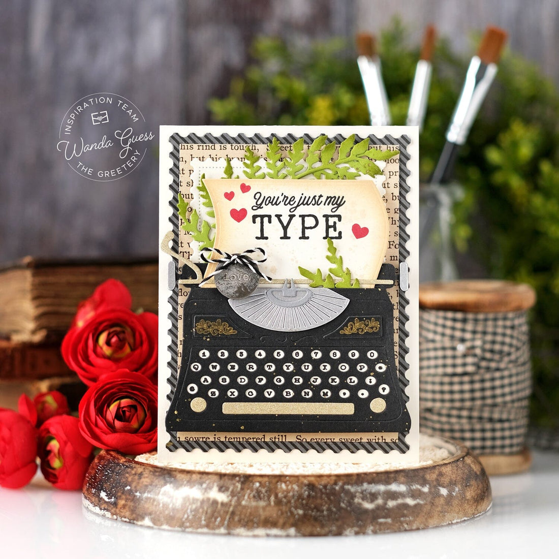Vintage Type Stamp + Cut Combo