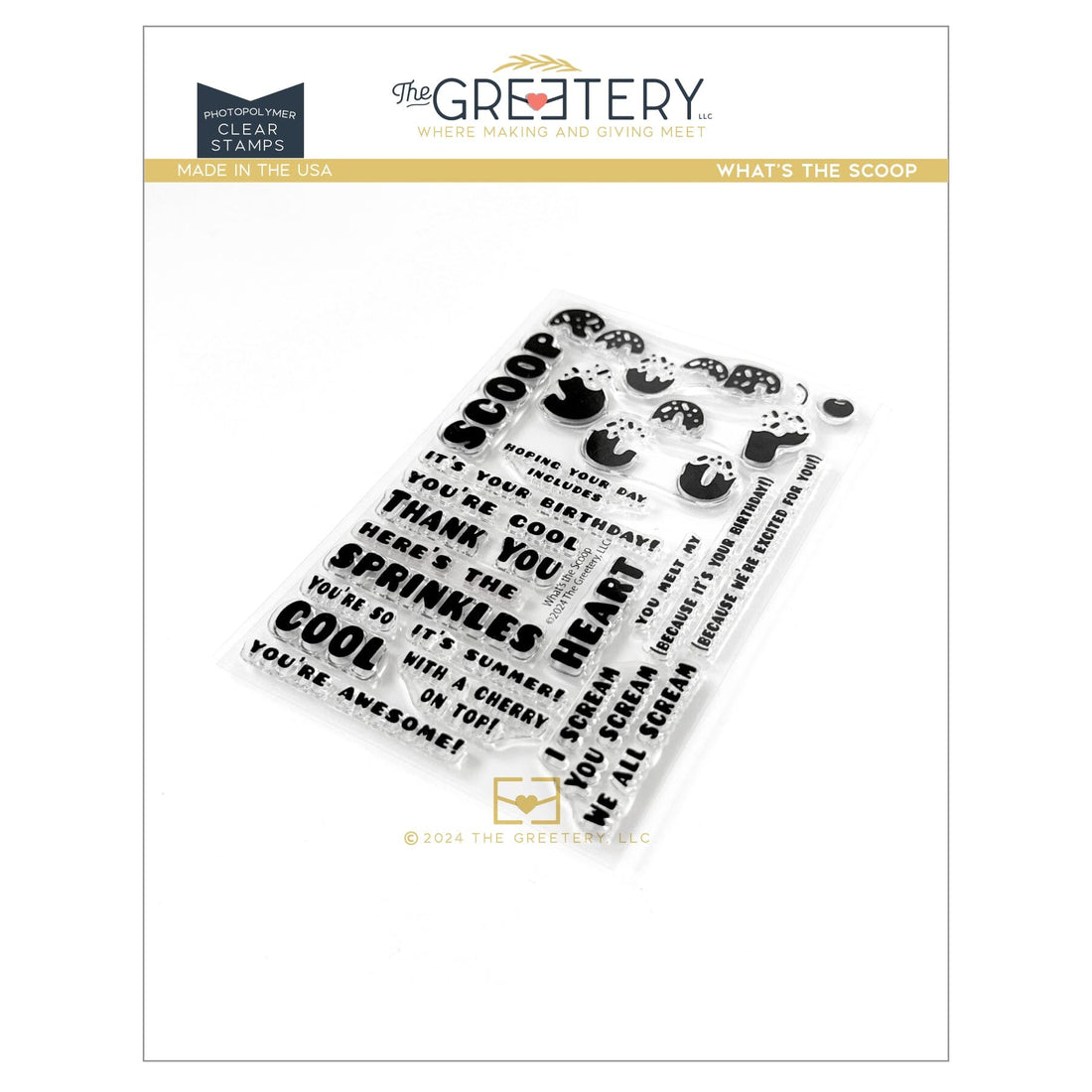 What’s the Scoop Stamp Set