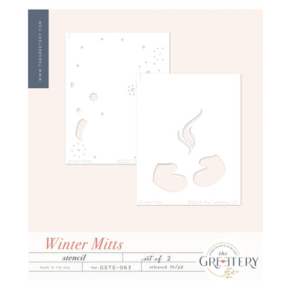Winter Mitts Stencil