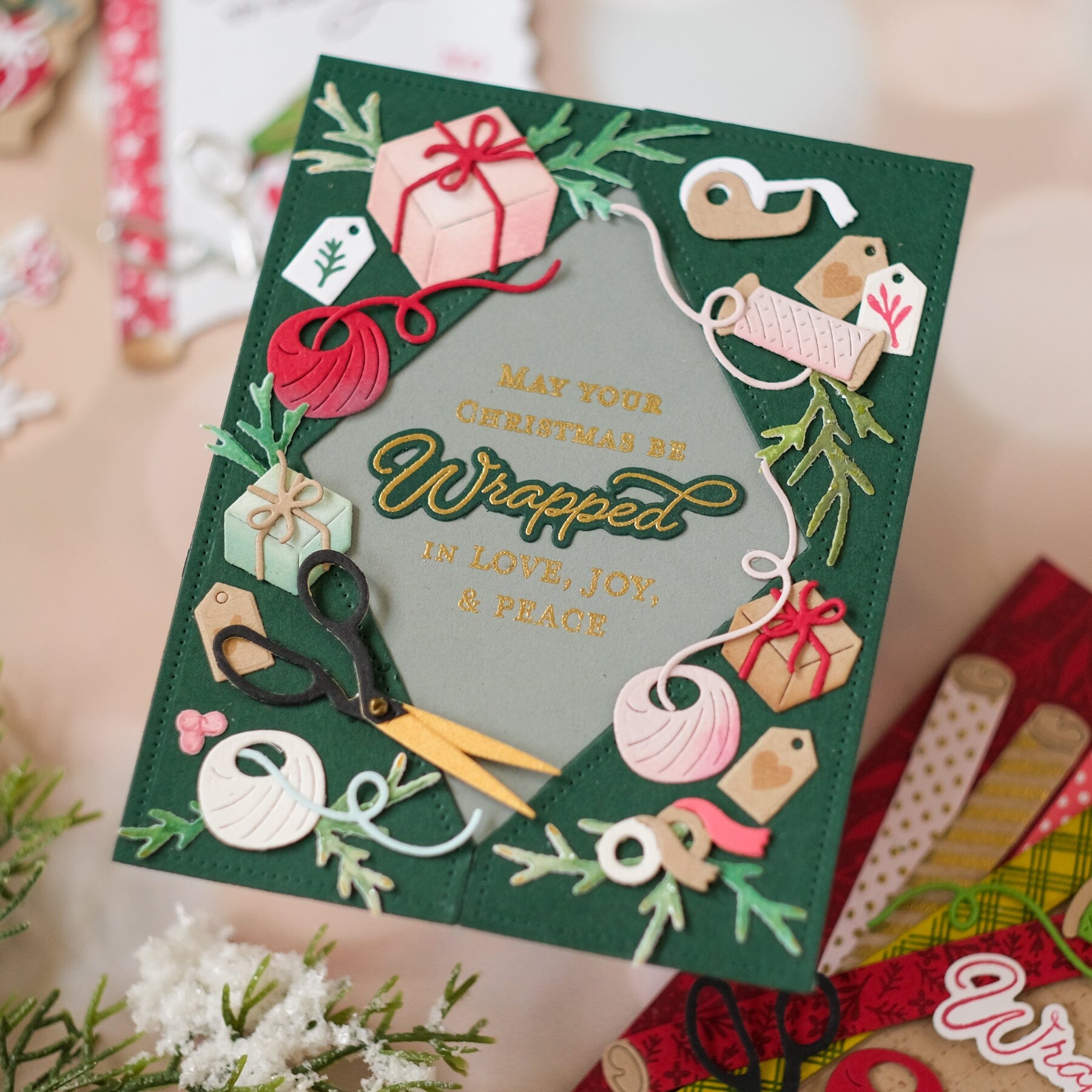 Wrapped Stamp Wrapped in Love Stamp Set – The Greetery