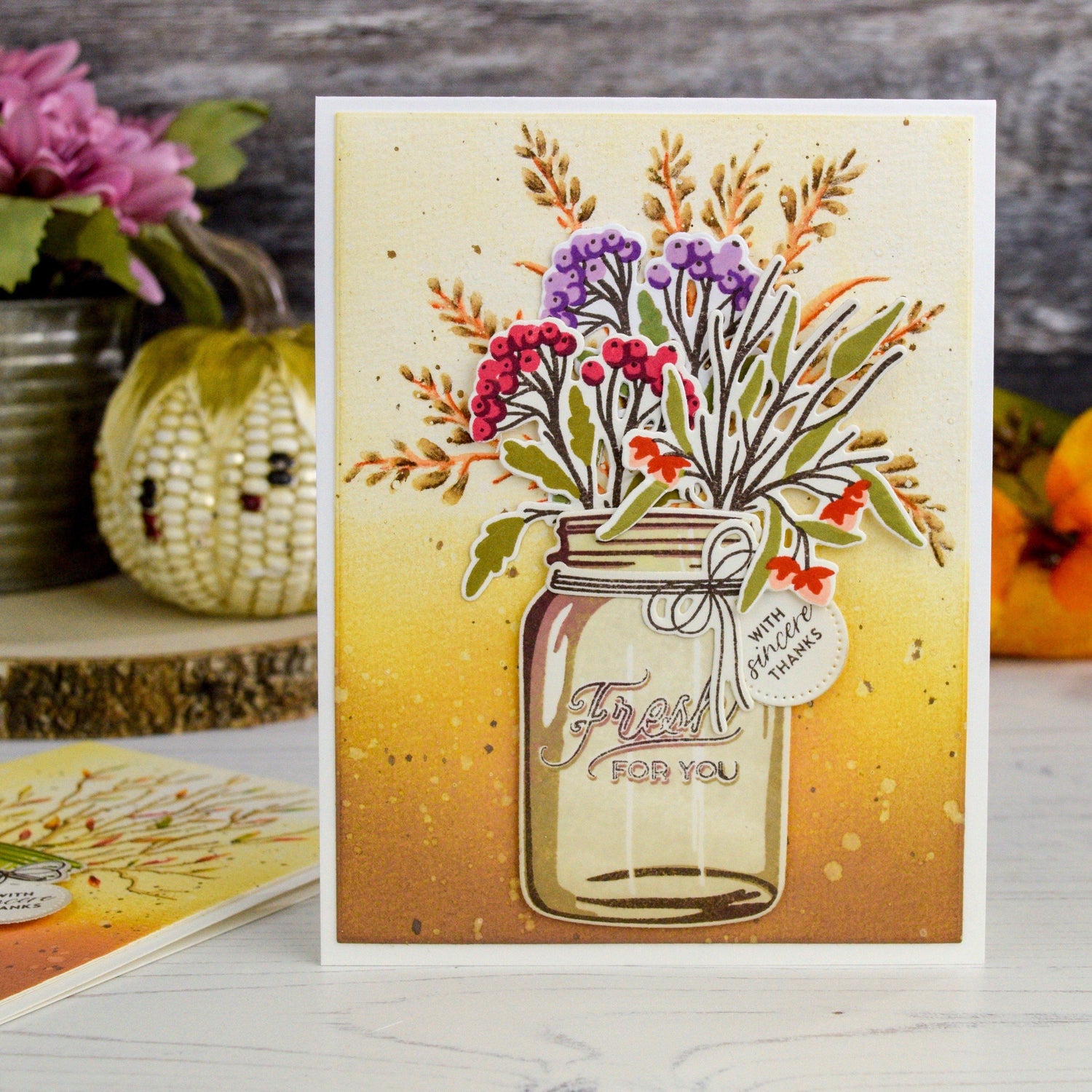 Mason Jar Fillers Stencil
