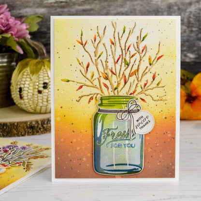 Mason Jar Fillers Stencil