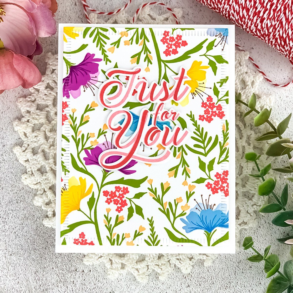 Print Shop: Fresh Floral Stamp + Stencil