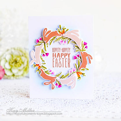 Bunny Hop Stamp + Stencil
