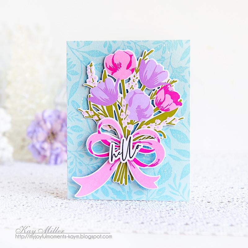 Fond of Foliage Background Stamp