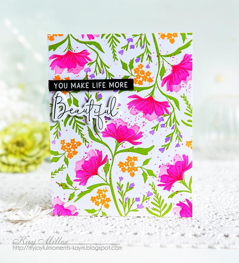 Showers and Flowers: Floral Stamps by Mixed Media by Erin