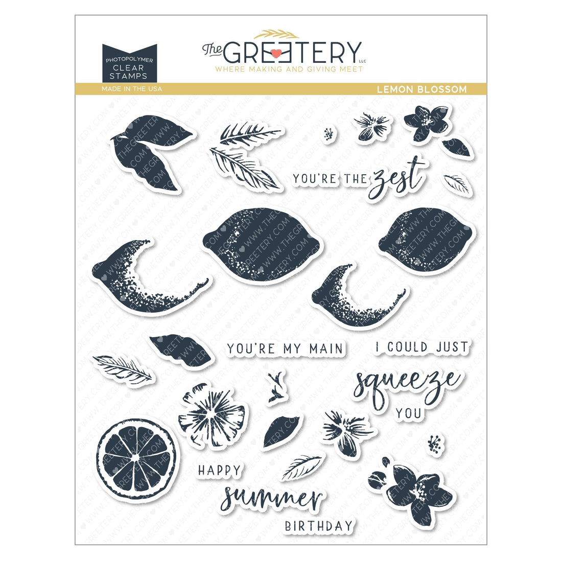 Lemon Blossom Stamp Set