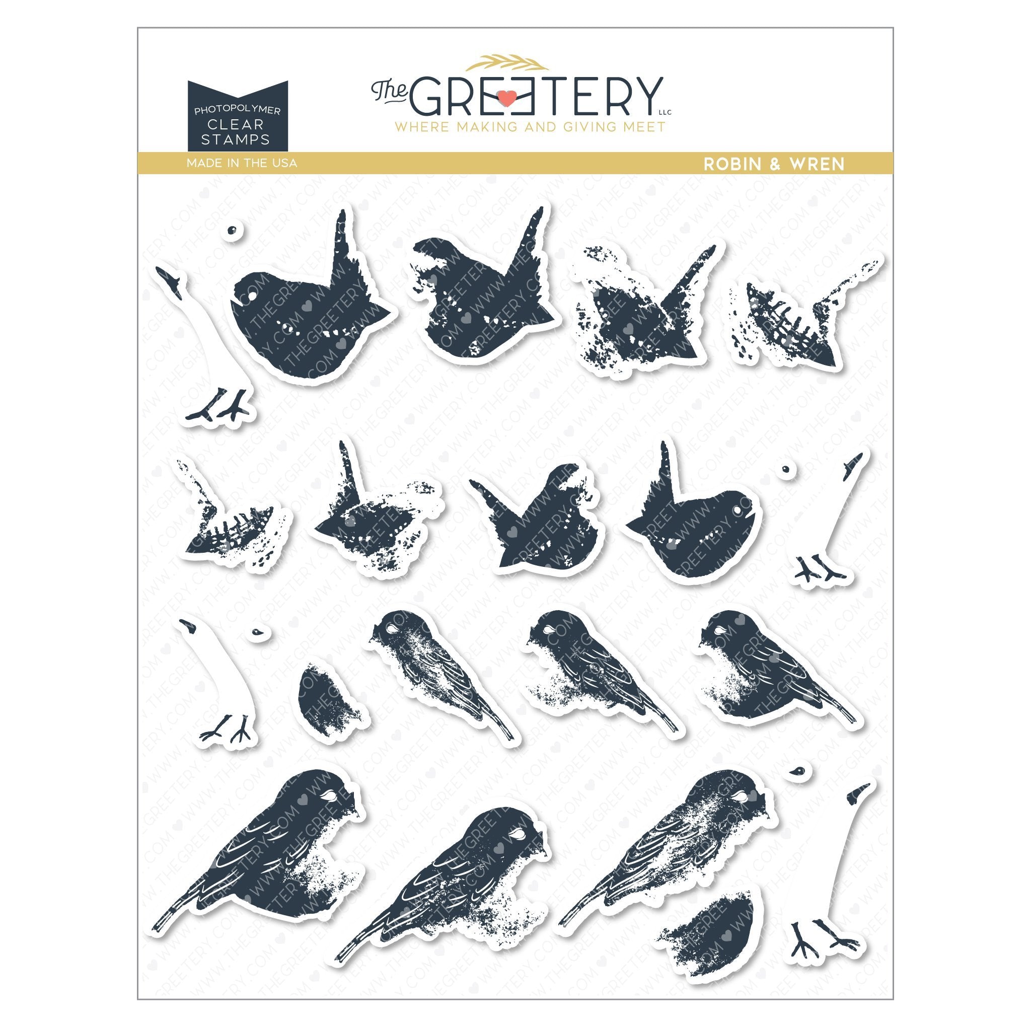 Robin &amp; Wren Stamp Set