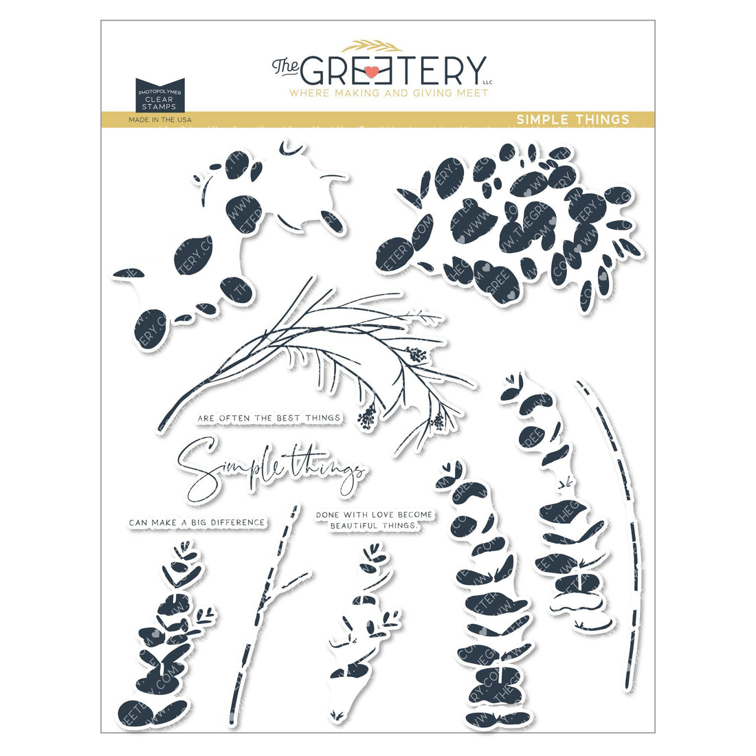 Simple Things Stamp Set