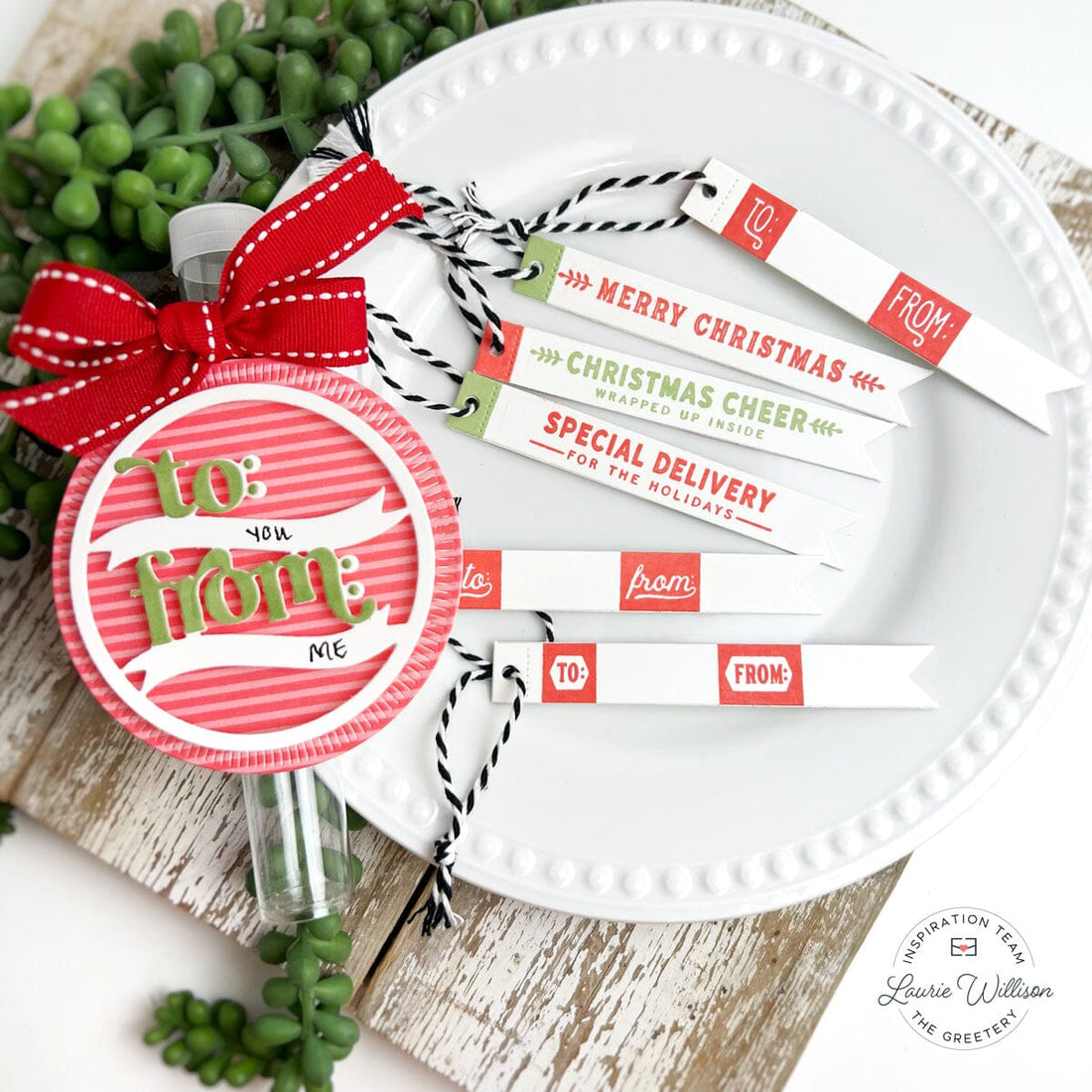 Tear Strip Tags Stamp Set
