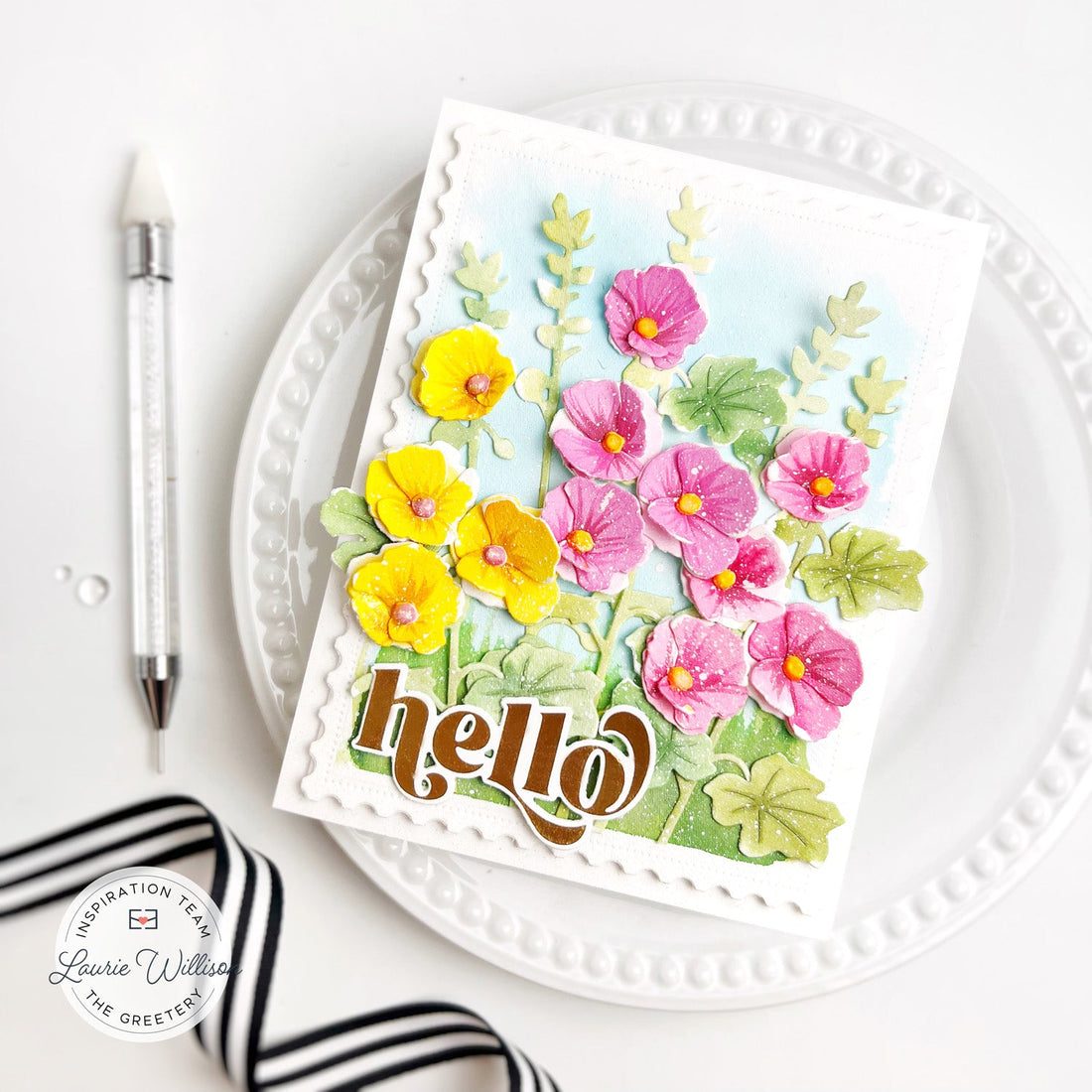 BotaniCuts Hollyhocks Die