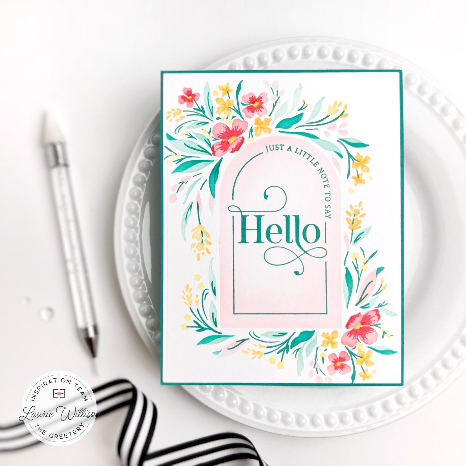 Floral Arches Stamp + Stencil