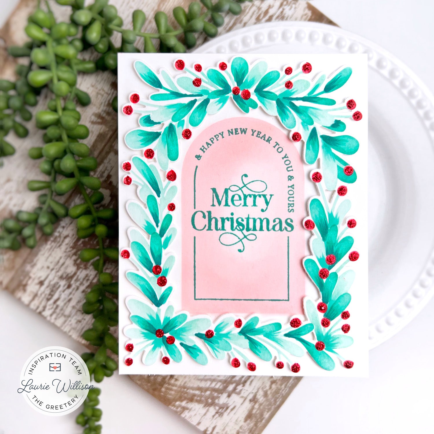 Arched Holiday Sentiments Stamp Set