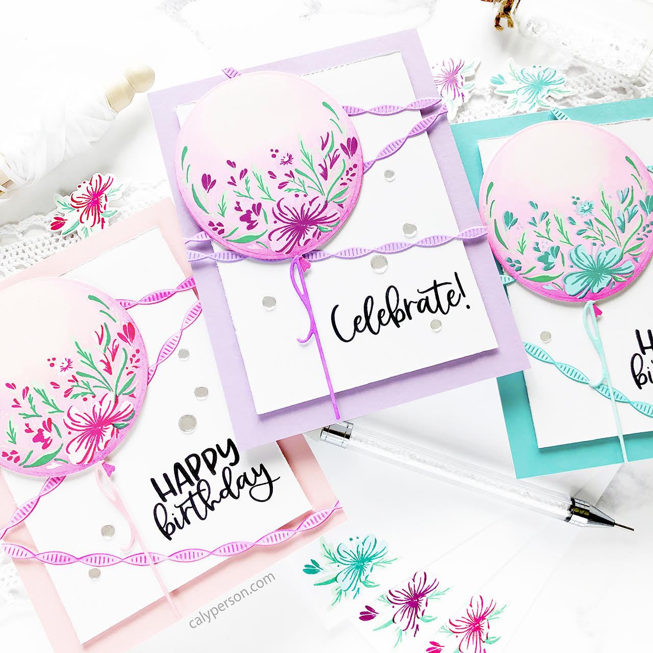 Balloon Bouquet Stamp Set