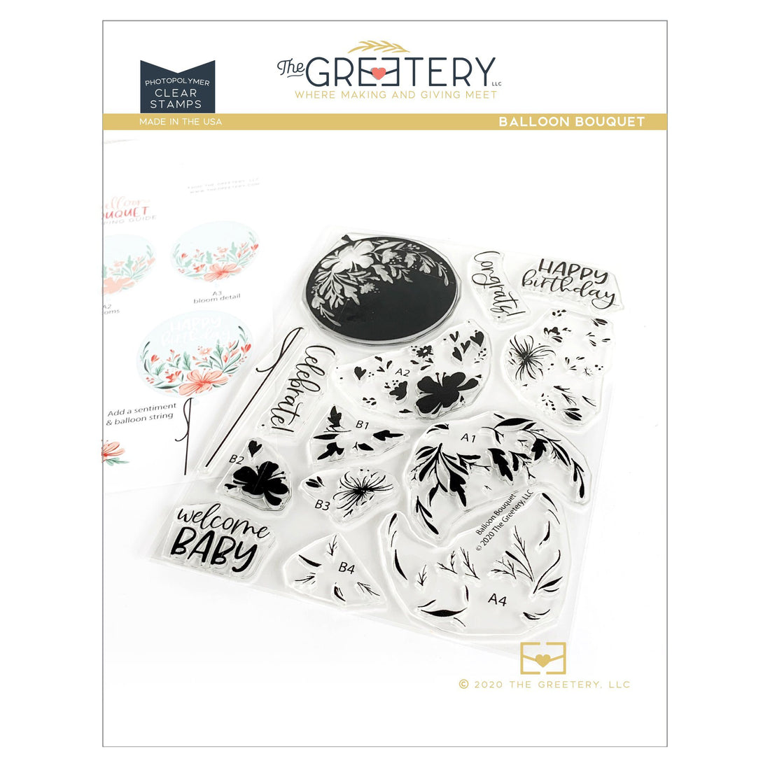 Balloon Bouquet Stamp Set