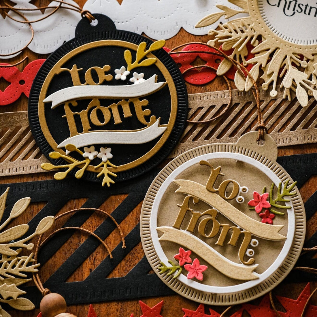 Banner Gift Tag Die