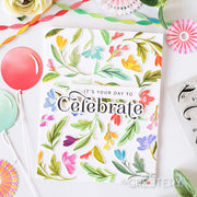 Birthday Blooms Stamp Set – The Greetery