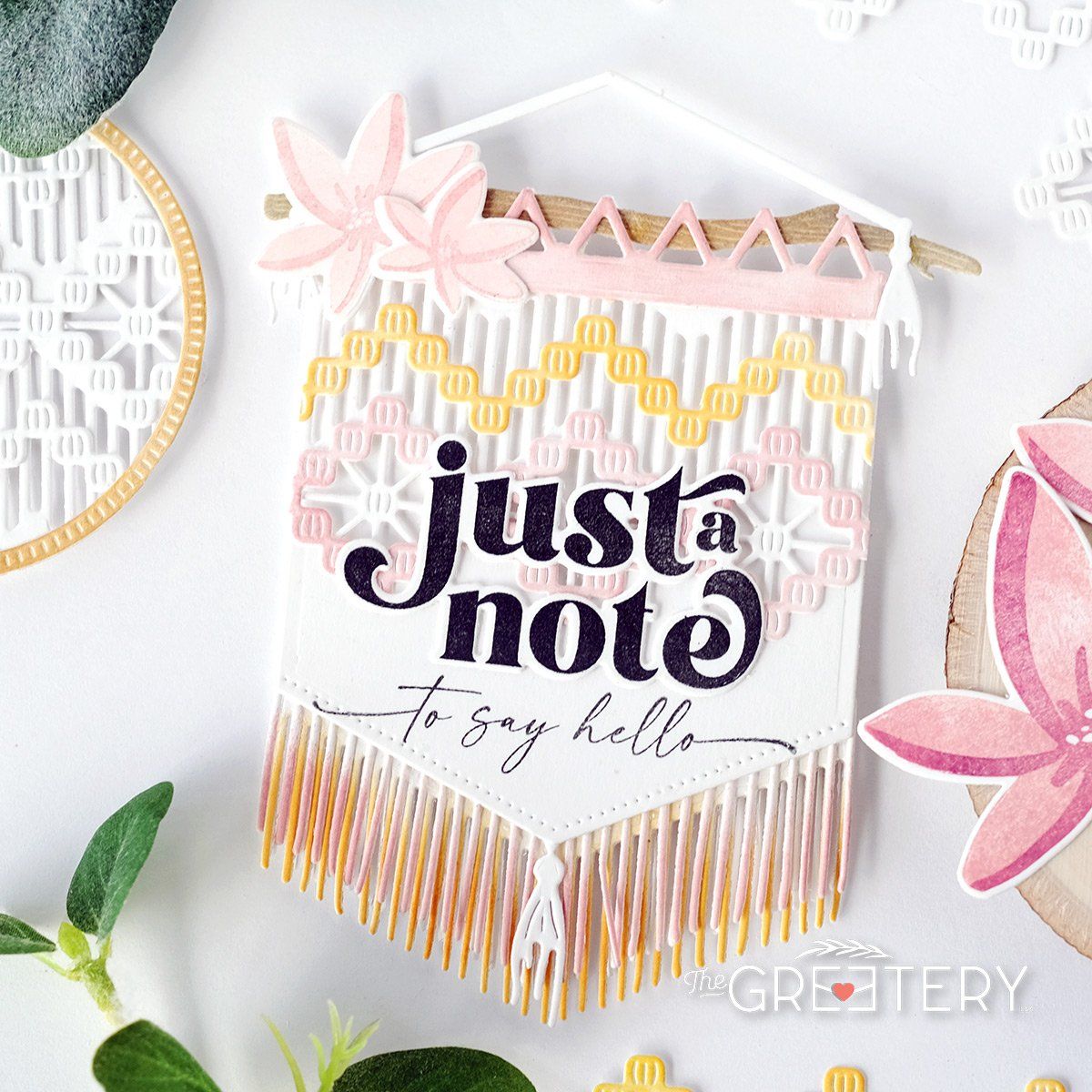 Macrame Borders &amp; Tassels Die