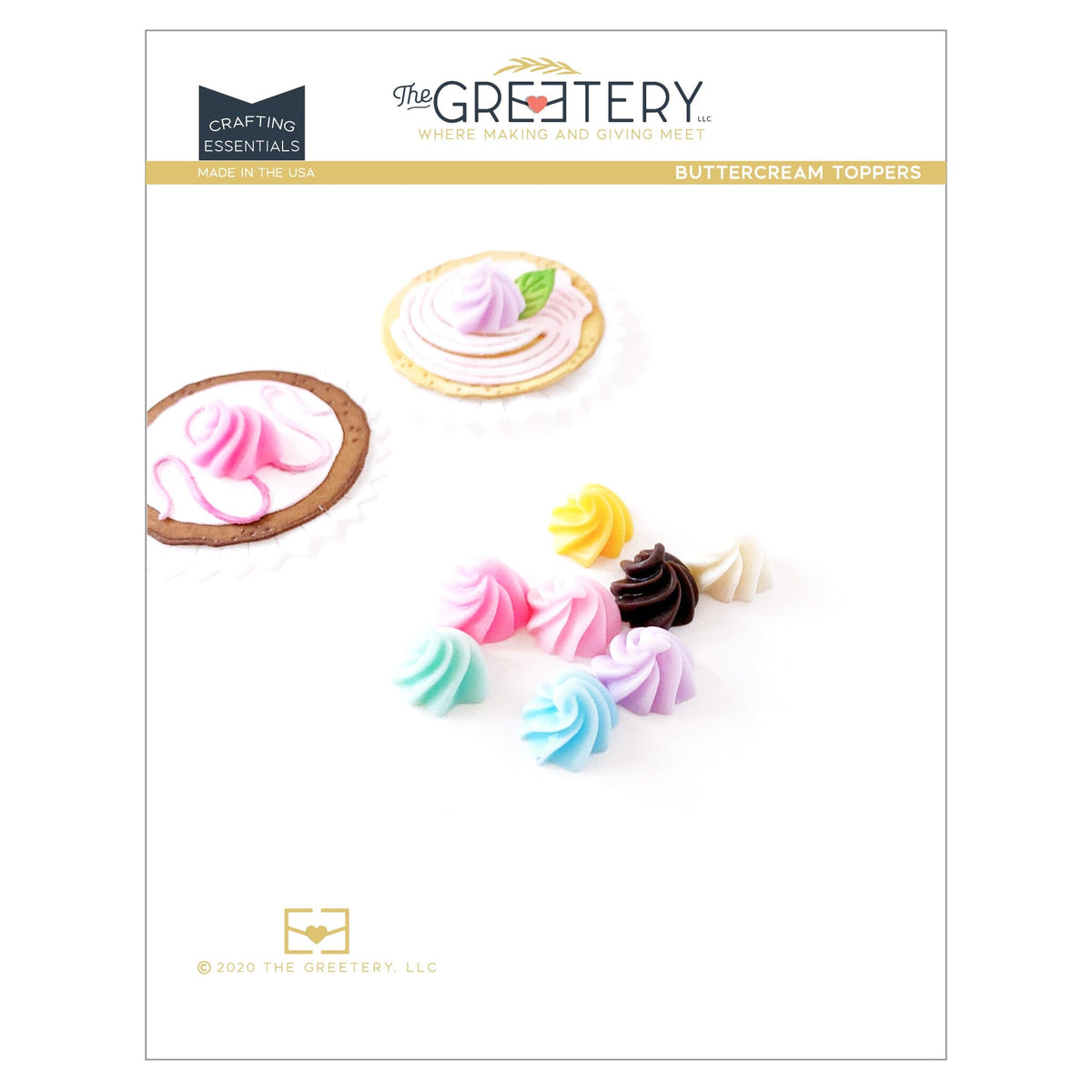 Buttercream Toppers – The Greetery