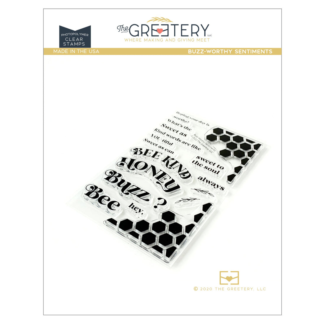 Buzz-Worthy Sentiments Stamp Set
